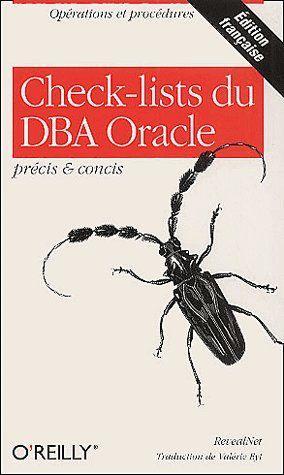 Check-lists du DBA Oracle