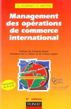 Management Des Operations De Commerce International ; 5e Edition 2001