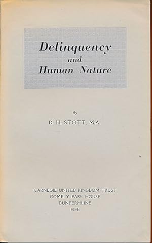 Seller image for Delinquency and human nature. for sale by Fundus-Online GbR Borkert Schwarz Zerfa