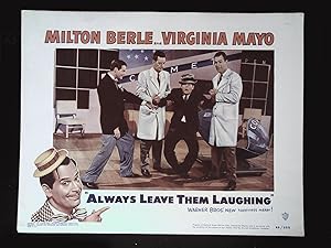 Imagen del vendedor de Always Leave Them Laughing Lobby Card a la venta por AcornBooksNH