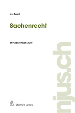 Immagine del venditore per Sachenrecht Entwicklungen 2018 venduto da primatexxt Buchversand