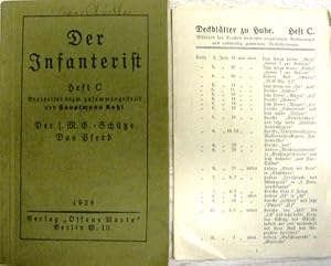 Bild des Verkufers fr Der Infanterist. Heft C: Der s.M.G.-Schtze - Das Pferd. zum Verkauf von Antiquariat Ursula Hartmann