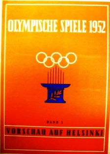 (Olympiade 1952) Sammelbilderalbum: OLYMPISCHE SPIELE 1952 - Band 1. Vorschau auf Helsinki. Für d...