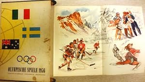 (Olympiade 1956) Olympische Spiele 1956. Cortina - Stockholm - Melbourne.