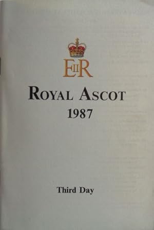 ROYAL ASCOT 1987.Third Day, Thursday, June 18th, 1987. OFFICIAL PROGRAMME.
