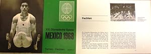 (Olympiade 1968) XIX. Olympische Spiele Mexico 1968. Sammelbildalbum Reihe V - Turnen - Fechten.