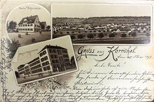 Seller image for Gru aus Kornthal. 3 Einzelmotive. for sale by Antiquariat Ursula Hartmann