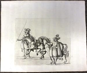 Seller image for Ritterspiele - Dekorativer Kupferstich von Balthasar Kchler, aus dem Werk "Repraesentatio der frstlichen Auffzug und Ritterspil.". 1611. for sale by Antiquariat Ursula Hartmann