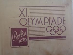 (Olympiade 1936) XI. Olympiade Berlin 1936 - Kleines Foto-Album (11x8,5 cm) mit Fotos von Hansa-L...