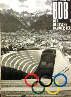 (Olympiade 1964) Wintersportanlagen der Olympischen Spiele 1964 in Tirol. Hauptartikel in BDB (De...