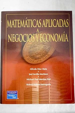 Imagen del vendedor de Matemticas aplicadas a negocios y economa a la venta por Alcan Libros