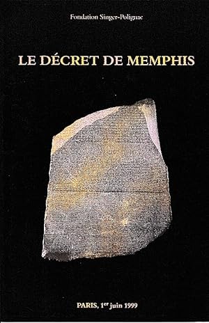 Imagen del vendedor de Le dmotique et le dchiffrement de la Pierre de Rosette. (Le dcret de Memphis). a la venta por Librarium of The Hague