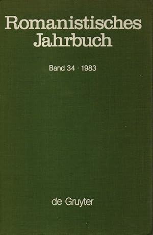 Seller image for Romanistisches jahrbuch for sale by JP Livres