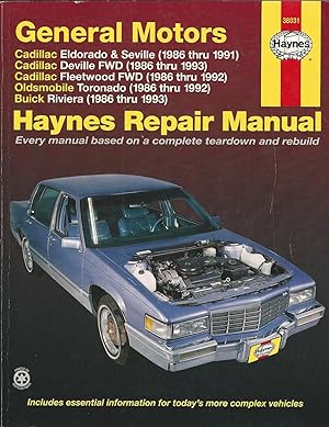 General Motors: Cadillac Eldorado, Seville, Deville, Buick Riviera & Oldsmobile Toronado (1986 th...
