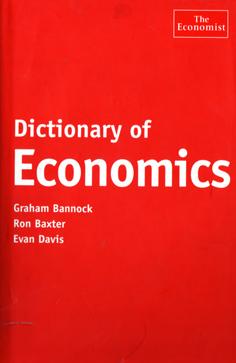 Image du vendeur pour Dictionary of Economics mis en vente par Eaglestones