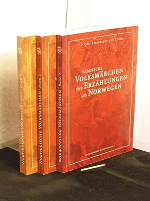 Sämtliche Volksmärchen und Erzählungen aus Norwegen - Erster bis dritter Band (komplett) -