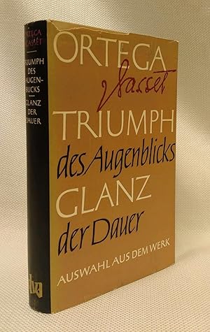 Imagen del vendedor de Triumph des Augenblicks; Glanz der Dauer a la venta por Book House in Dinkytown, IOBA