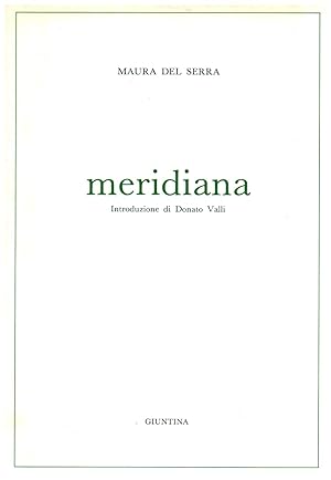 Imagen del vendedor de Meridiana a la venta por Di Mano in Mano Soc. Coop