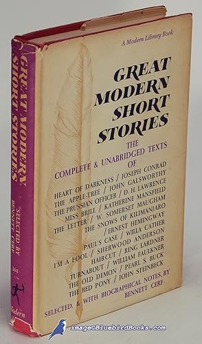 Great Modern Short Stories: An Anthology of Twelve Famous Stories and Novelettes (Modern Library ...