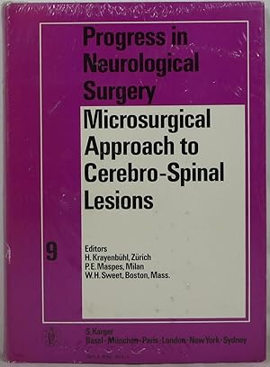 Immagine del venditore per Microsurgical Approach to Cerebro-Spinal Lesions (Progress in Neuological Surgery, 9) venduto da Newbury Books