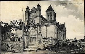 Ansichtskarte / Postkarte Vétheuil Val-d´Oise, Église