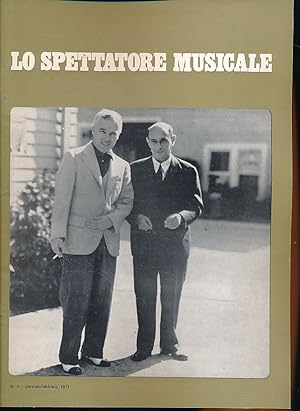 Seller image for Lo Spettatore Musicale. N. 1, Gennaio-Febbraio 1971. Cronache mensili for sale by Fundus-Online GbR Borkert Schwarz Zerfa