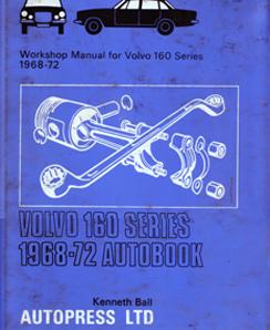 Workshop Manual for Volvo 160 Series 1968-72