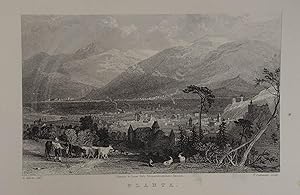 Seller image for Planta. Stahlstich von T. Outhwaite nach T. Allom aus "Views in the Tyrol" London 1833, 10 x 15,5 cm for sale by Antiquariat Johannes Mller