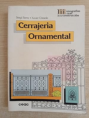 Imagen del vendedor de CERRAJERIA ORNAMENTAL a la venta por Gibbon Libreria