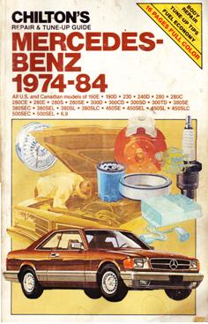 Mercedes-Benz 1974-84 - Chilton's Repair and Tune-up Guide