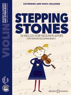 Seller image for COLLEDGE K.H. - Stepping Stones (First Book) 26 Piezas para Violin y Piano (Inc. Audio Online) (Nueva for sale by Mega Music