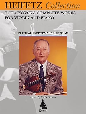 Bild des Verkufers fr TCHAIKOVSKY - Complete Works para Violin y Piano (Heifetz) zum Verkauf von Mega Music