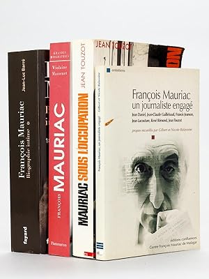 Seller image for [ Ensemble de 4 ouvrages voquant Mauriac, dont 3 ddicacs par leurs auteurs ] Franois Mauriac [ Avec : ] Mauriac sous l'Occupation [ Livre ddicac par l'auteur ] [ Avec : ] Franois Mauric. Biographie Intime Tome I [ Livre ddicac par l'auteur ] [ Avec : ] Franois Mauriac Un journaliste engag. Jean Daniel, Jean-Claude Guillebaud, Francis Jeanson, Jean Lacouture, Ren Rmond, Jean Touzot. Propos recueillis par Gilbert et Nicole Balavoine for sale by Librairie du Cardinal