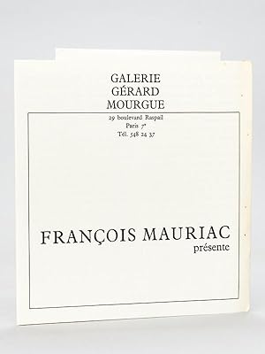 Galerie Gérard Mourgue. François Mauriac présente : Raymond Mirande. Emaux sur cuivre [ Avec une ...