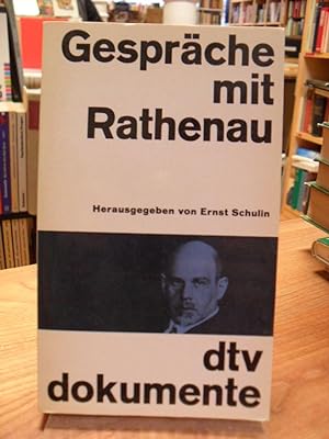 Bild des Verkufers fr Gesprche mit Rathenau, zum Verkauf von Antiquariat Orban & Streu GbR