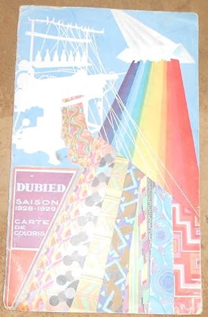 Carte de Coloris Dubied Saison 1928-1929