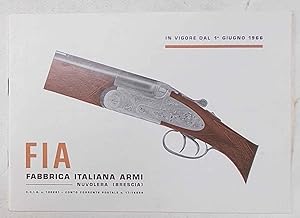 Fabbrica Italiana Armi FIA Nuvolera (Brescia). In vigore dal 1° giugno 1966