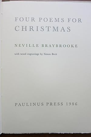 FOUR POEMS FOR CHRISTMAS