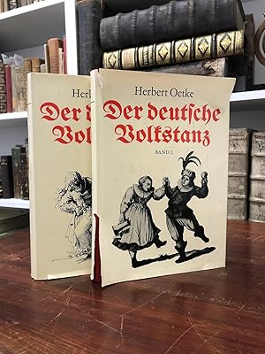 Seller image for Der deutsche Volkstanz. Mit einer Auswahlbibliographie und einem Notenanhang von Kurt Petermann. 2 Bnde komplett. for sale by Antiquariat Seibold