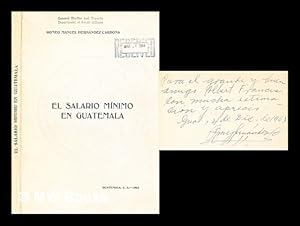 Seller image for El salario mnimo en Guatemala / por Romeo Manuel Hernndez for sale by MW Books