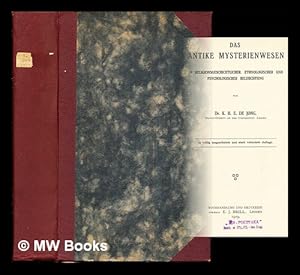 Seller image for Das antike Mysterienwesen in religionsgeschichtlicher, ethnologischer und psychologischer Beleuchtung for sale by MW Books