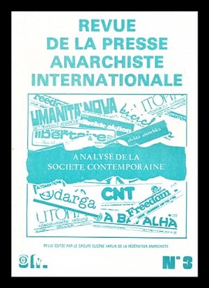 Seller image for Revue de la presse anarchiste internationale, janvier 1982 for sale by MW Books