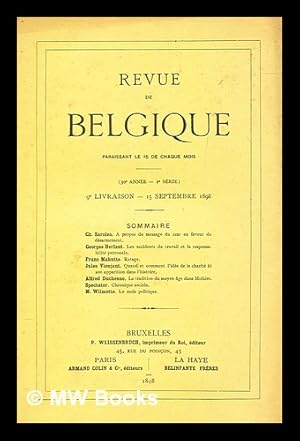 Image du vendeur pour Revue de Belgique (30 annee - 2 serie) 9e Livraison - 15 Septembre 1898 mis en vente par MW Books