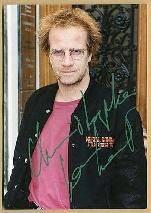 Bild des Verkufers fr Christopher Lambert - Authentic signed original photo - Paris 90s zum Verkauf von PhP Autographs