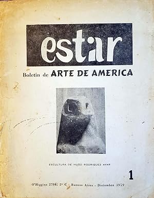Imagen del vendedor de ESTAR Boletn de Arte de Amrica a la venta por Chaco 4ever Books