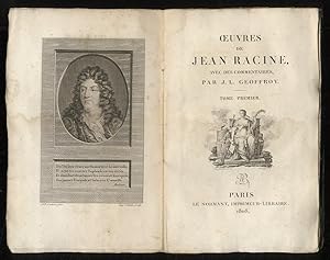 Oeuvres de Jean Racine. Avec des commentaires per J.L. Geoffroy. Tome premier [- tome septième].