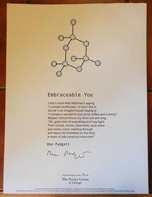 Embraceable You (Signed Poetry Broadside)