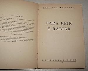 Imagen del vendedor de Para reir y rabiar a la venta por Librera Monte Sarmiento