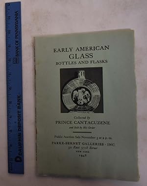 Early American Glass Bottles and Flasks (Including Eagle, Violin, Historical, Log Cabin, Jenny Li...