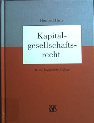 Seller image for Kapitalgesellschaftsrecht. for sale by books4less (Versandantiquariat Petra Gros GmbH & Co. KG)